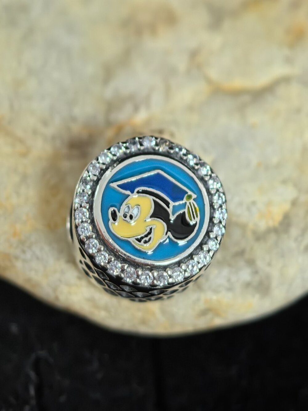 Pandora Disney Parks Class of 2023 Mickey Charm, S925 Silver Jewelry (Women's)